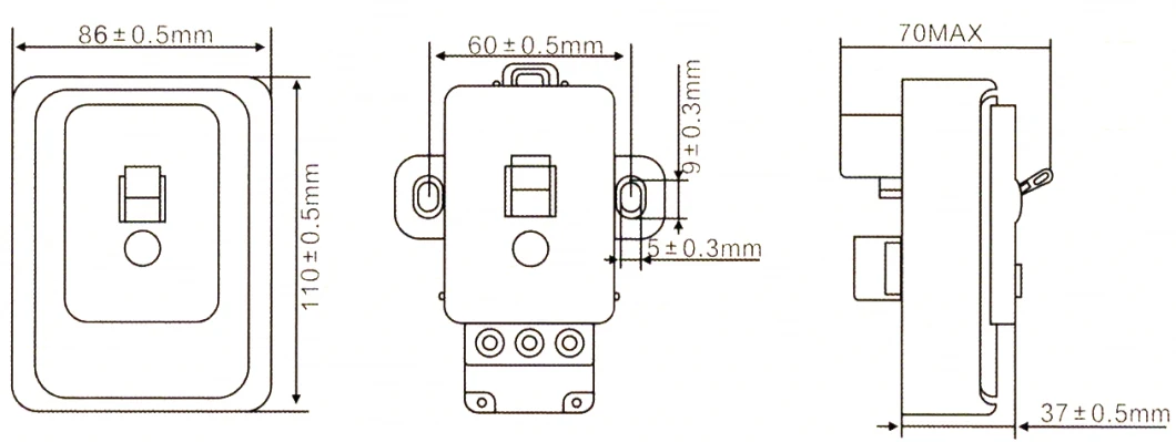 Dk50L-1 32A White Leakage Protection Switch for Air Conditioner (1P 2P 3P)