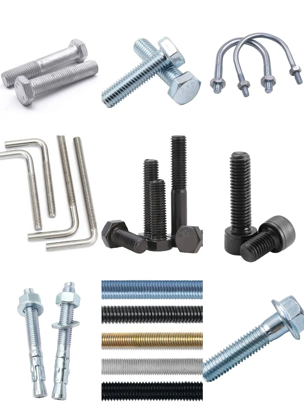 Cross Recessed Pan Head, Spring Lock Washer and Plain Washer, Screw Assemblies (SEMs) DIN GB ISO JIS Ba ANSI