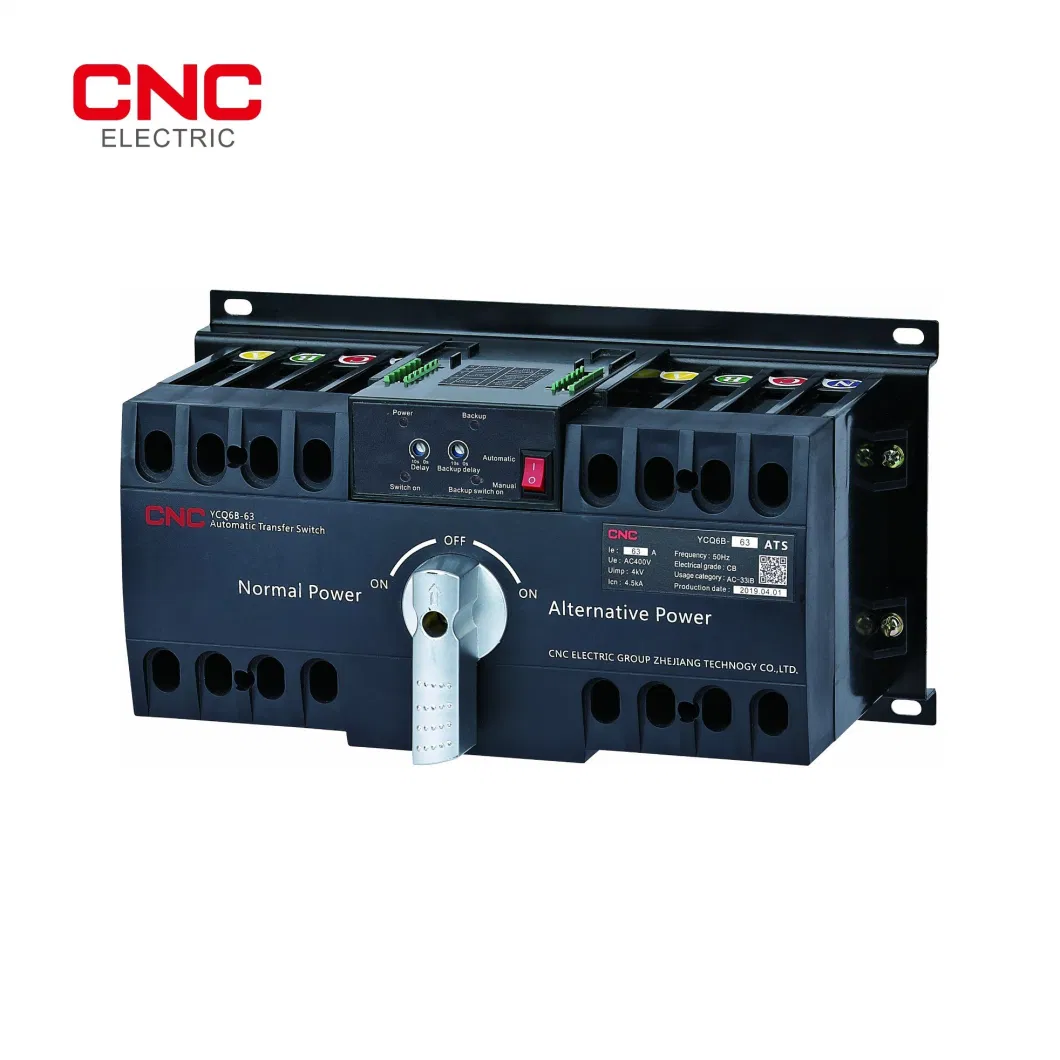 CNC Ycq6b ATS Controller Dual Power Automatic Transfer Switch