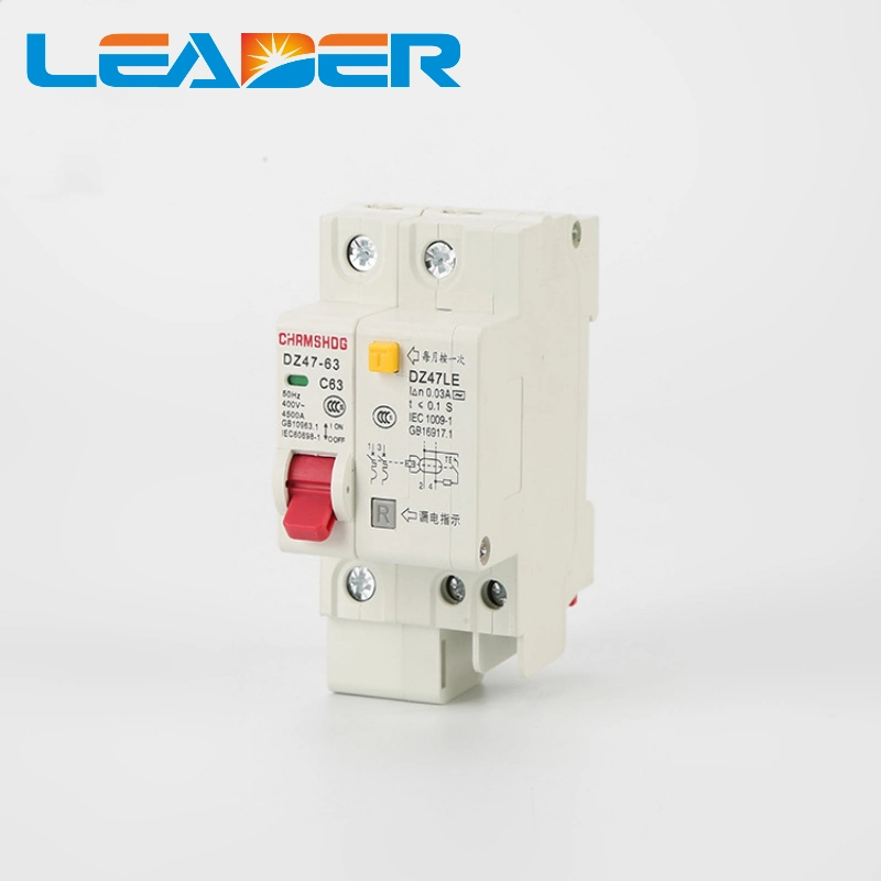 230V 1p+N SPD Residual Current Circuit Breaker Overload Overvoltage RCBO RCCB with Over Current Protection MCB Leakage Protector