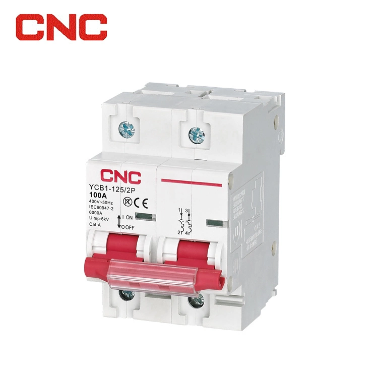 CNC Mini Circuit Breaker Ycb1-125 6ka, 10ka