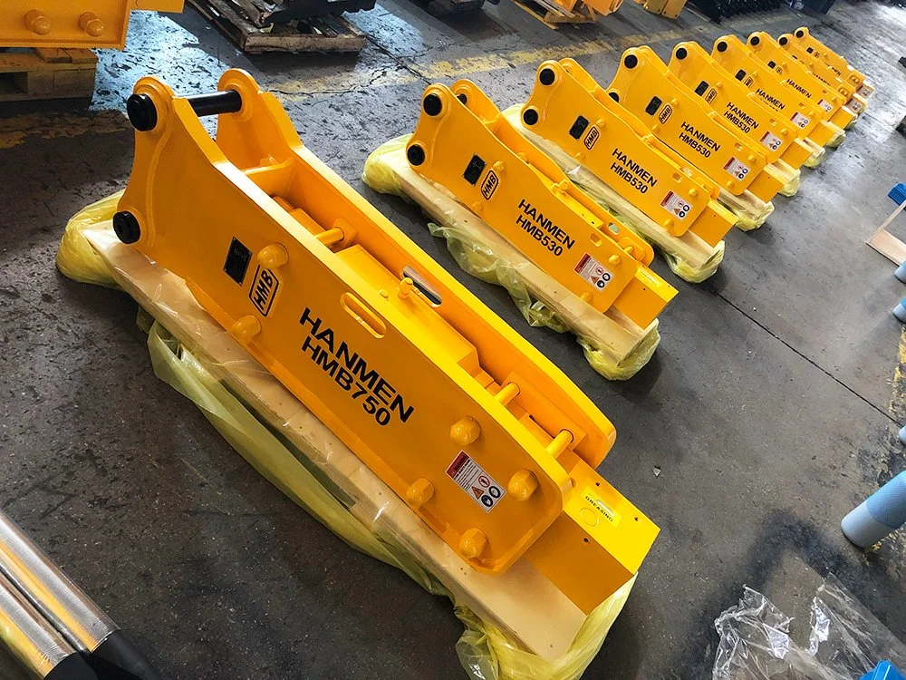 Long Service Life Durable Hydraulic Hammer Breaker Box Type with 135mm Diameter for 20 Ton Excavator