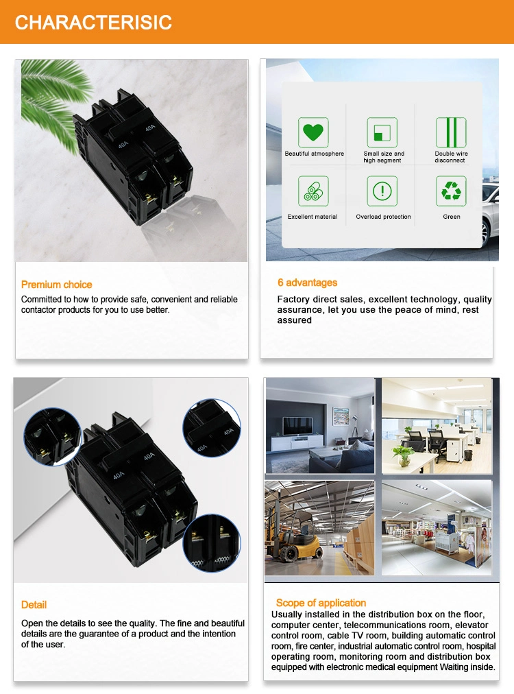 Free Sample! 380V 100A MCB Miniature Circuit Breaker