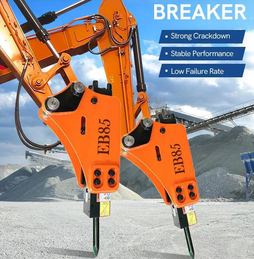 Construction Machinery Concrete Stone Hammer Hydraulic Rock Breaker for Excavator 3ton 12ton 18ton 20ton 30ton Diggers