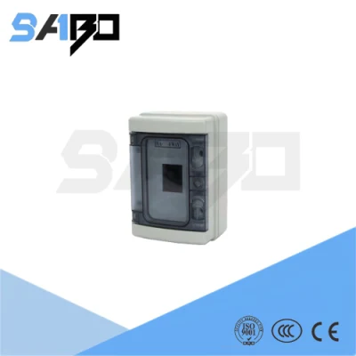  Caja de distribución de superficie impermeable de 4 vías ha distribución eléctrica de plástico Caja dB Caja impermeable para exteriores