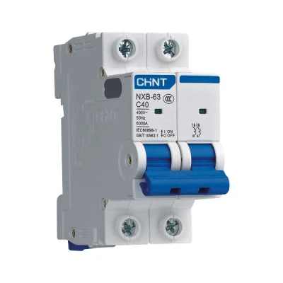  Chint Cheapest MCB Nxb-63 1P 2P 3P 4P 1A 2A 3A 4A 6A de 10 a 16 A 20 A 32 A 40 A 50 A 63 Tipo de tipo B C D 1 tipo polo 2 Polo 3 Polo 4 Polo Chnt disyuntor miniatura