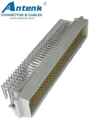 DIN41612 Solder tipo E de conector macho de ángulo recto de 160 posiciones