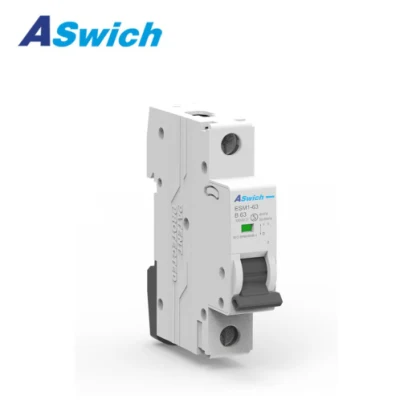  Disyuntor en miniatura de CA 63 AMP MCB fase 3