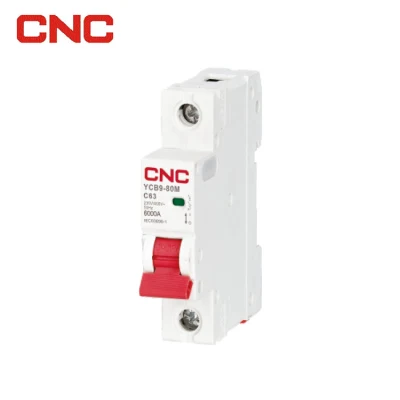 Disyuntor miniatura MCB CNC Mini Disyuntor Ycb9-80m 4.5ka; 6ka; 10KA