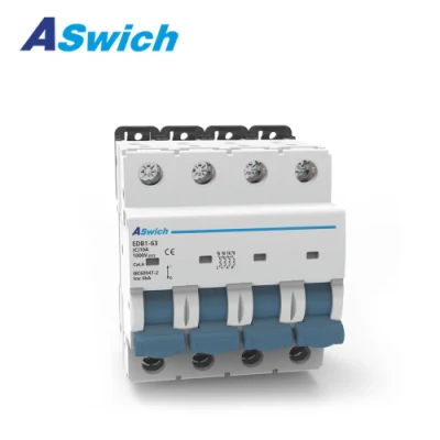  500V 1000V DC MCB disyuntor Mini para solar Sistema