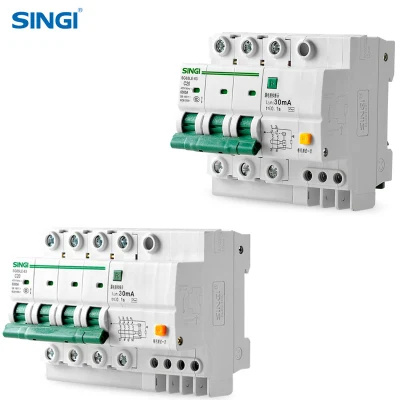  Venta caliente 1-4p Singi martillos eléctricos Precio Mini disyuntor miniatura SG65le-63
