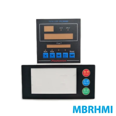 Pantalla personalizada teclado de membrana impresa Panel de conmutación para Fancy flexible Calculadoras