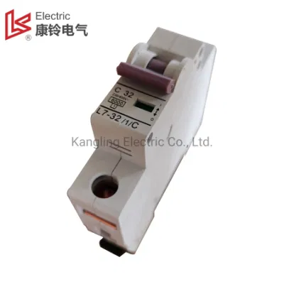  China Fabricación Venta de protección Short-Current MCB L7 (1P 32 A)