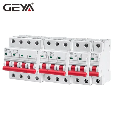  MCB 4,5ka 3p 1A-63A Protector de sobrecarga de los disyuntores eléctricos de aire Interruptor