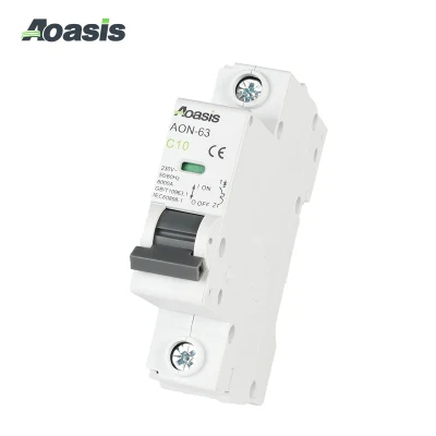  Aoasis Aon-63 1P MCB 16A 25A 40A Mini circuito de CA Interruptor