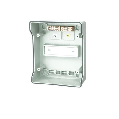 Cuadro de distribución del panel de control eléctrico MCB de 6 vías Unidad de consumo