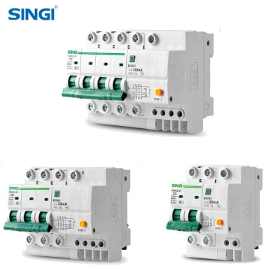  1-4p Singi aire Mini MCB disyuntor electrónico con precios baratos SG65le-63