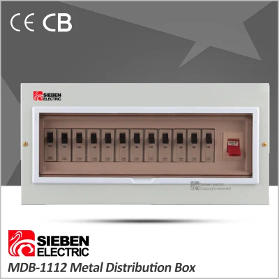  Nigeria Plug-in en el mercado de fase única Tipo Caja de distribución de 12 vías