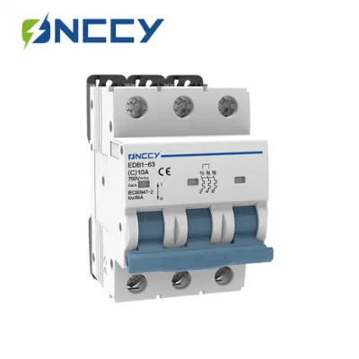  Onccy Plug-in de alta calidad MCB 1P 2p 16-63A 10kA CH Disyuntor en miniatura