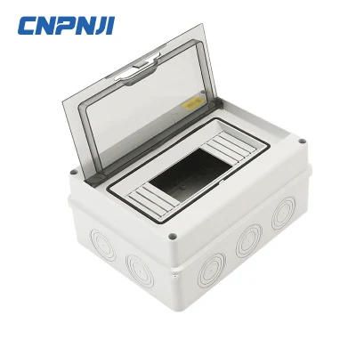  Cnpnji HT serie Indoor Waterproof IP66 plástico MCB distribución Caja de distribución de energía eléctrica de caja de base de datos