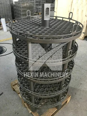 Inversión montaje de los accesorios de elevación para horno de foso con resistente al calor Acero inoxidable