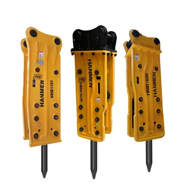  Rock martillo rompedor hidráulico de la excavadora Hb20g Hb30g Hb40g sb50 SB81 Cuadro silencio rompedor hidráulico tipo Top