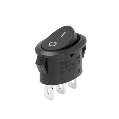  En el Mini Kcd1 3 patillas 6 a 250 V interruptor basculante