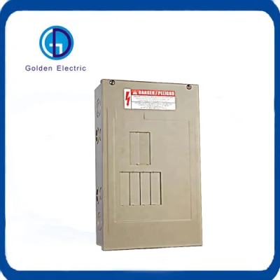  Disyuntor de distribución de superficie enchufable Caja de 6 vías 100A Centros de carga de la placa del panel eléctrico