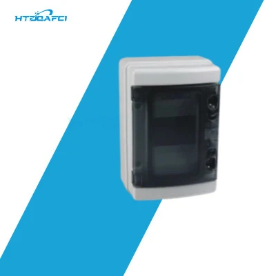 Cuadro de distribución eléctrica impermeable MCB Disyuntor de plástico alimentación caja de cable de empalme