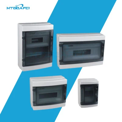 Cuadro de distribución eléctrica impermeable MCB Disyuntor de plástico alimentación caja de cable de empalme