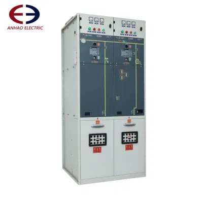  12 kV SF6 V-GIS anillo Unidad principal celda, Gas aislado de Alta tensión RMU cuadro de distribución
