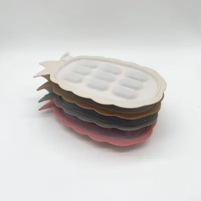  Bandeja de hielo de chupete de silicona Bandeja de congelador de nibble de silicona Juego de alimentación