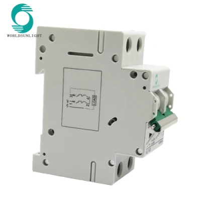 Sistema solar 250 VDC 500VDC 750V de CC 1000V de CC 1P 2P 3P 4p mini DC MCB Disyuntor