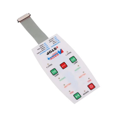Pulomtape membrana impermeable personalizada Silk Print Switch teclado flexible Touch Pulse el botón Mostrar panel de control superpuesto