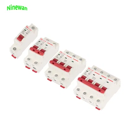 1P+N SERIE disyuntor miniatura 6 a 10 A 16 A 20 A 25 A 32 A 40 A 50 A 63 Una Sola Fase MCB Breaker 220V