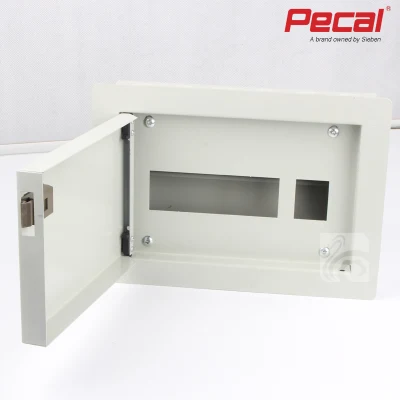  Montaje en carril DIN Monofásico 4 6 8 12 Vías de la caja de distribución de Metal