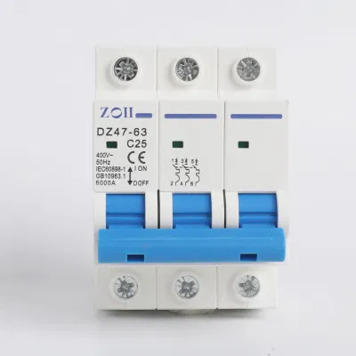 1P 2P 3P 4p DC Mini Disyuntor 250V 500V 750V 1000V MCB disyuntor de circuito de aire de 10 a 16 A 20 A 25 A 32 A 40 A 50 A 63
