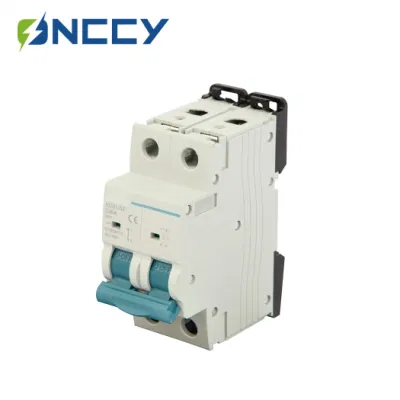  Venta caliente DC 2p 16un disyuntor MCB 2 polos de la Energía Solar Fotovoltaica PV mini interruptor neumático Disyuntor para Sistema Solar