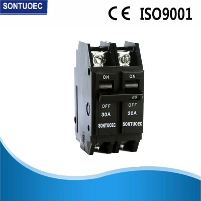  MCB Thqc 15A-100A AC120/240 1P/2p/3p disyuntor de protección contra sobretensión