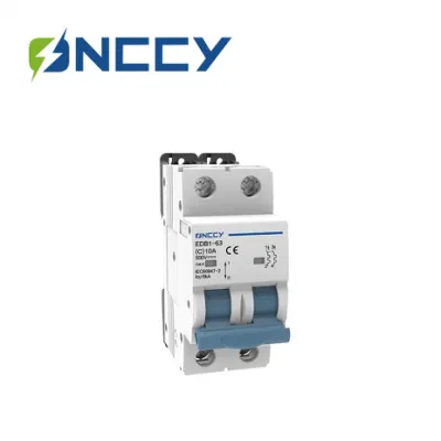 1P 2p 3p 4p 1A~80A DC MCB 250V 500V 1000V DC eléctrico Mini circuito Breakers Energía Solar PV sistema