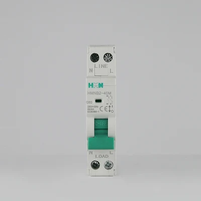  Corriente residual MCB 6kA 63A 1P+N CE Mini disyuntor, RCD, RCCB, MCB, MCCB