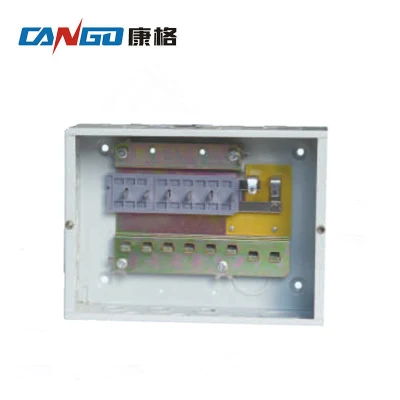 Montaje en superficie de metal de una sola fase Plug-in Caja de distribución de MCB