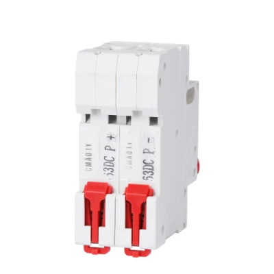  16A C20 disyuntor eléctrico de C63 1 polos DC 2p MCB solar
