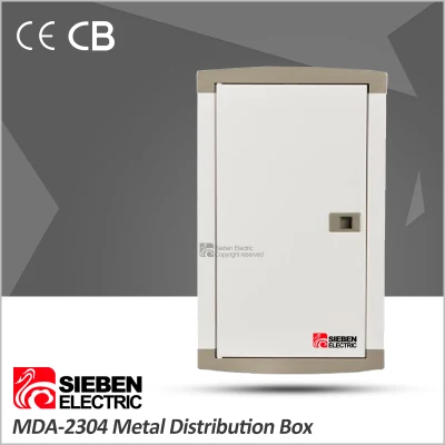  Nueva clase tres Fase 4 maneras de caja de distribución de MCB Metal