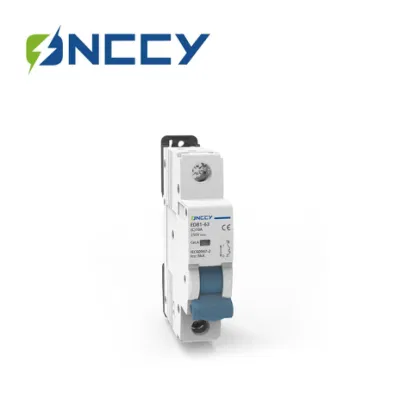 Electricidad de calidad superior MCB C63 1P-4 Polo 6kA DC AC Mini disyuntor en miniatura con CE SAA CB