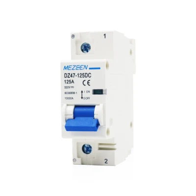  SP 1P DC 250V 500V 50Hz/60Hz 100A MCB para fotovoltaico Sistema