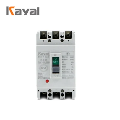 Molde de 3 fases Kayal caso Disyuntor de 25A ACB MCCB MCB VCB