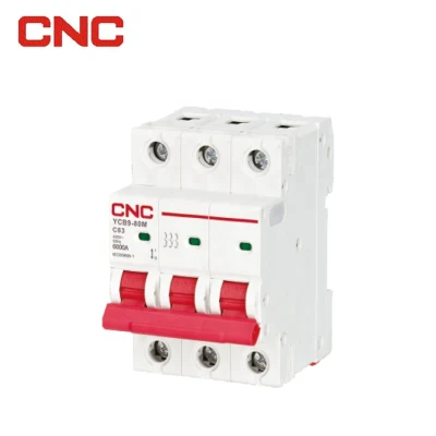  precio de fábrica CNC de 3 polos 6ka AC disyuntor miniatura MCB MCB 10 ka disyuntor miniatura