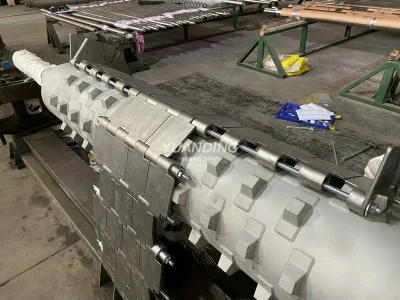 Correa de enlace de fundición hornos de la cinta transportadora a la cera perdida por la fundición de inversiones