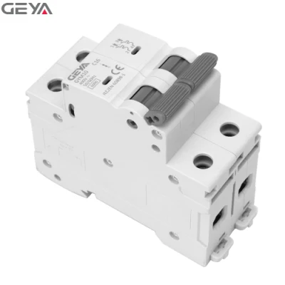  Geya Gym10 2p 6-25A 230V 400V AC DC MCB 1P 2P 3p 4p interruptor disyuntor en miniatura Mini disyuntor